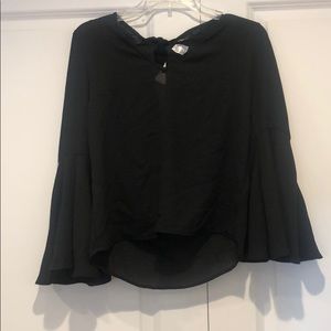 Black Chiffon Blouse
